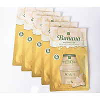 Combo 5 miếng Mặt nạ giấy tinh chất sữa trái cây PUCLAIR MILK MASK (30g)