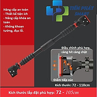 Xà đơn treo tường, gắn cửa 2021 điều chỉnh 72cm-110cm và 93cm-140cm nặng 2kg, 2.8kg -Mẫu TG02
