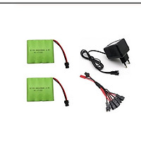 3 Pin kèm sạc adapter 4.8v 2400mah Pin sạc đồ chơi điều khiển giá sỉ
