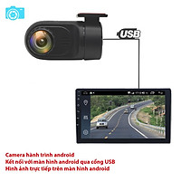 Camera hành trình oto tích hợp với màn hình android, độ phân giải HD 1280x720P, model F2