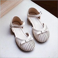 Giày bé gái công chúa khoét eo nơ xinh cho bé từ 3-12 tuổi