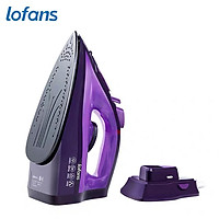 Lofans Cordless Steam Iron 2000W w/3-Level Steam Control/Anti-Drip/360° Swivel Cord/Self Clean/Stepless Temperature