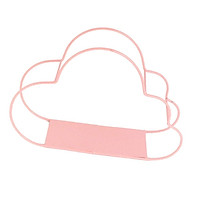 Cloud Shape Iron Wall Mount Storage Shelf for Kids Room Decoration Pink