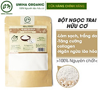 Bột Ngọc Trai đắp mặt nạ hữu cơ UMIHOME nguyên chất 135G