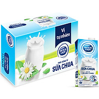 Thùng Sữa Chua Uống Lên Men Tự Nhiên Dutch Lady Vị Tự Nhiên (12 hộp x 1L)