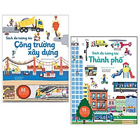 Combo Sách Đa Tương Tác – Công Trường Xây Dựng + Thành Phố (Bộ 2 Cuốn)