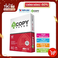 Ream giấy A4 80 gsm IK Copy (500 tờ) - Hàng nhập khẩu Indonesia