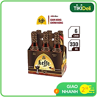 Lốc 6 Chai Bia Leffe Brune Chai (330ml)