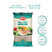 Bún khô ABEST gói 400G /Bún tươi Hữu cơ/Không phụ gia thực phẩm/không chất bảo quản