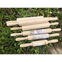 Cây cán bột / Cán lăn bột gỗ 43cm làm bánh
