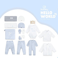 Set quà tặng cao cấp cho trẻ sơ sinh BU Baby Hello World