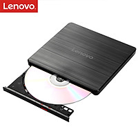 Lenovo (8) speed USB2.0 external optical drive external DVD burner mobile optical drive black (compatible with Windows / Apple MAC system / GP70N)