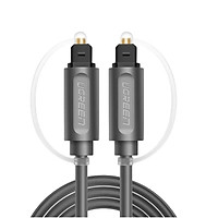 Cáp âm thanh 2 đầu quang Toslink Optical Audio ver 10771 3M màu Xám UGREEN Av122- Hàng chính hãng