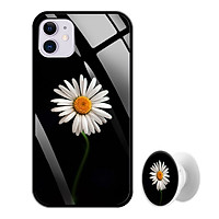 Ốp Lưng Kính Cường Lực cho điện thoại Iphone 11 - 0377 8033 CUCHOAMI08 - Tặng Giá Đỡ Điện Thoại Đa Năng Cùng Mẫu Hình - Hàng Chính Hãng