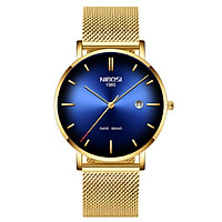 Đồng Hồ Nam NIBOSI Chính Hãng NI2362 ( Phụ KIện Thời Trang ) Mặt Tròn , Dây Đeo Hợp Kim Không Gỉ , Sang Trọng Bền Bỉ, - Full Box , Free Size