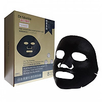 Hộp 8 Miếng Mặt Nạ Ngọc Trai Đen Dưỡng Sáng Da Dr. Morita Platinum Colloid & Hematite Extraction Whitening Black Facial Mask