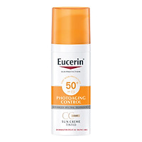 Kem Chống Nắng Làm Đều Màu Da Eucerin Sun Cream Face Tinted CC Cream SPF50+ (Tông Màu Da Tự Nhiên)