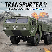 JJRC Q75 RC Military Truck 6WD 2.4GHz Army Truck Off-road Car Gift for Adults Kids Boys