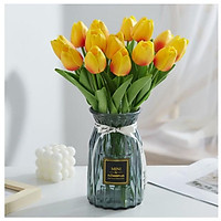 Bông Hoa Tulip Nhân Tạo Trang Trí Đẹp Mắt hoa giả decor trang trí nhà lọ hoa giả để bàn H02
