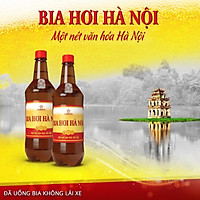 Bia Hơi Hà Nội chai pet ( 1 lít )
