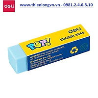 Gôm tẩy màu 4B Deli - 3045 màu xanh