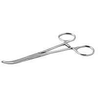 Hemostatic Mosquito Locking Clamp Forceps Curved Surgical