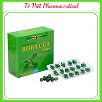 Food supplement - Robinson Pharma USA - Robeuca - Lung tonic pill to reduce cough, pain, itching and burning, moisturizing the respiratory tract (100 pills)