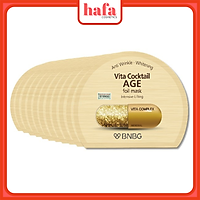 Combo 10 Mặt nạ thiếc chống lão hóa, nâng cơ mặt BNBG Vita Cocktail Age Foil Mask 30ml x 10