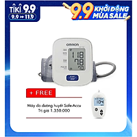 Máy đo huyết áp Omron Hem 7121 + Tặng Máy đo đường huyết Safe-Accu
