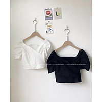 Áo croptop xinh mặc 2 kiểu