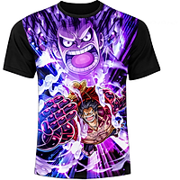 Áo One Piece Luffy Gear 4 mới, áo đẹp cho FAN Luffy Mũ Rơm One Piece, Size từ 25kg-94kg