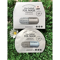 Combo 10 Mặt nạ cao cấp dưỡng sáng da và làm mờ vết thâm Banobagi Vita Cocktail Brightening Foil Mask - Intensive Brightening 30ml x10