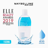 Nước Tẩy Trang Mắt Và Môi Chuyên Dụng 2 lớp Maybelline New York Eye & Lip Makeup Remover 150ml