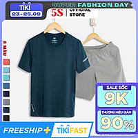 Bộ Thể Thao Nam 5S (8 màu), Chất Liệu Coolmax Siêu Mát, Dáng Thể Thao Trẻ Trung, Năng Động (BTSO21051)