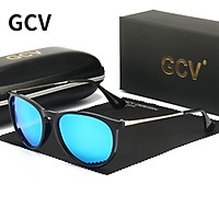 GCV Mới Tròn Thời Trang Kính Mát Phân Cực Nữ Cổ Điển Retro Kính Chống Nắng Cho Nam Lái Xe Unisex UV400 Lentes De Sol