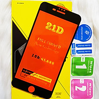 Kính Cường Lực 21D cho IPHONE 7 PLUS - 8 PLUS Full Keo Màn Hình 21D SIÊU BỀN, SIÊU CỨNG, ÔM SÁT MÁY CAPARIES CHÍNH HÃNG