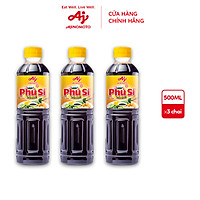 Combo 3 chai Nước Tương Phú Sĩ 500ml
