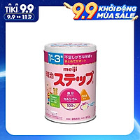 Sữa bột công thức Meiji Step Milk cho bé 1 đến 3 tuổi (800g) - Nhập khẩu Nhật