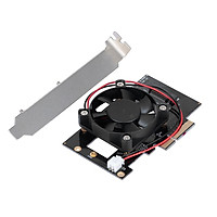 M.2 NVME NGFF to PCI-E X4 Expansion Card Adapter Converter Card with Fan for Desktop PC