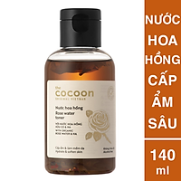 Nước hoa hồng cocoon 140ml (rose water toner) Cấp ẩm cho da