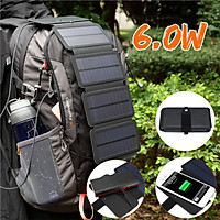 6W Portable Solar Panel Charger USB Battery Charger For Phone MP3/MP4/PDA