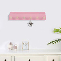 Iron Wall Mounted Storage Display Hanging Rack Shelf Home Decor ~Pink