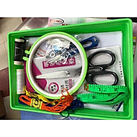 Bộ dụng cụ thêu may lớp 4-5.Hộp lớn
