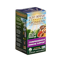 Host Defense, MyCommunity Capsules, Advanced Immune Support, Mushroom Supplement with Lion’s Mane, Reishi, Vegan, Organic, Gluten Free, 120 Capsules (60 Servings)