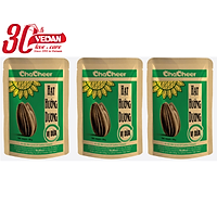 Hạt hướng dương Chacheer vị Dừa-130g/gói ( Lốc 3 gói )