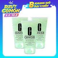 Combo 3 Tuýt Sữa Rửa Mặt Dành Cho Da Dầu Clinique Liquid Facial Soap Oily Skin Formula (30ml) - Minisize