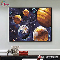 Tranh tô màu theo số Gam không gian vũ trụ TT4337