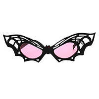 Sexy Women Girls Black Bat Sunglasses Party Eye Glasses Mask Costume