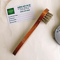 Bộ đôi bàn chải đánh cọ giầy làm từ GỖ SỒI & LÔNG HEO cao cấp