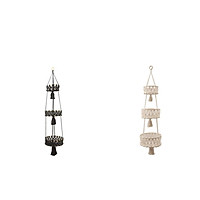 2pcs Macrame Hanging Basket Plant Hanger for Home Fruit Vegetable Storage